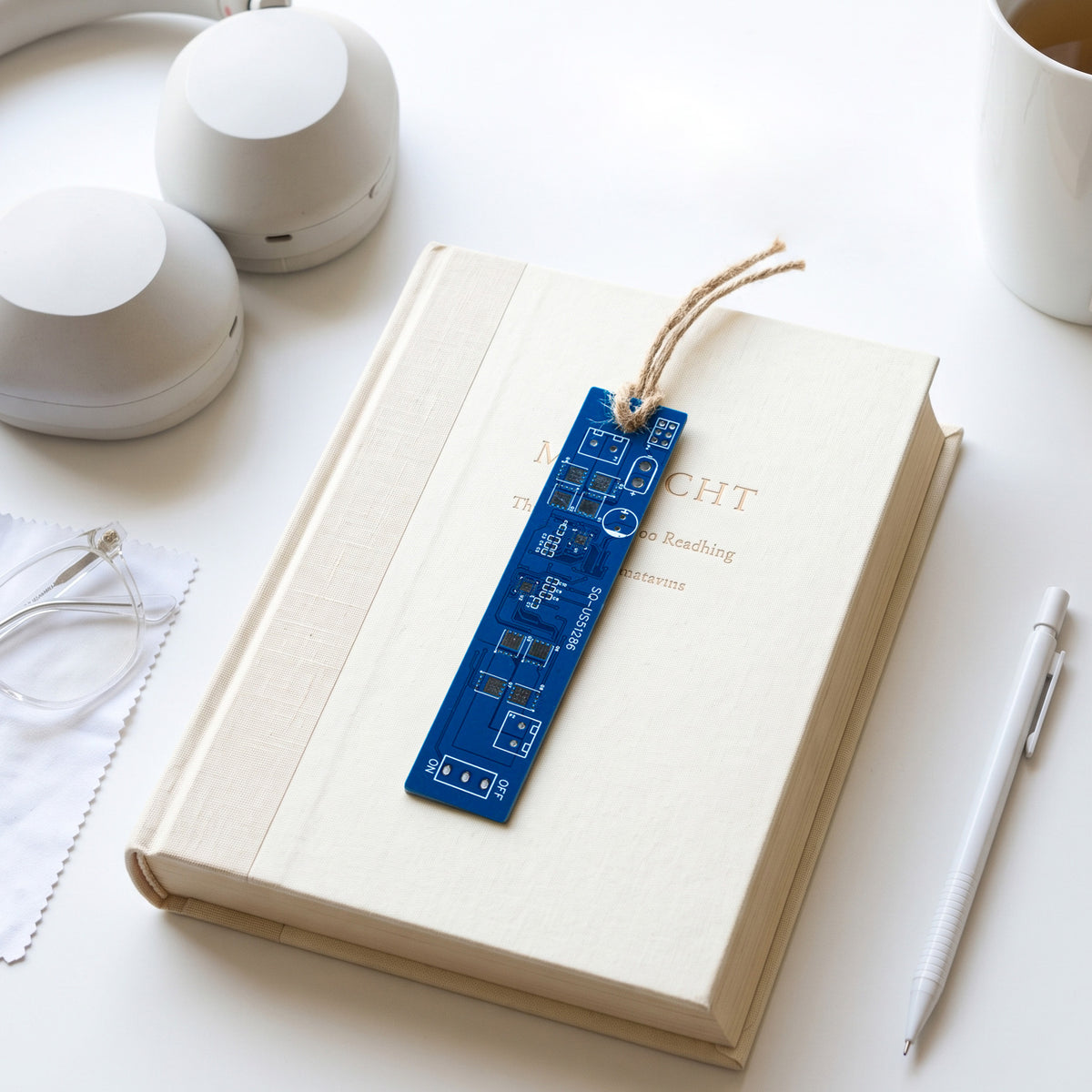 Recycled Circuit Board Bookmark,Reader Lover Bookmark, Gift for Engineer