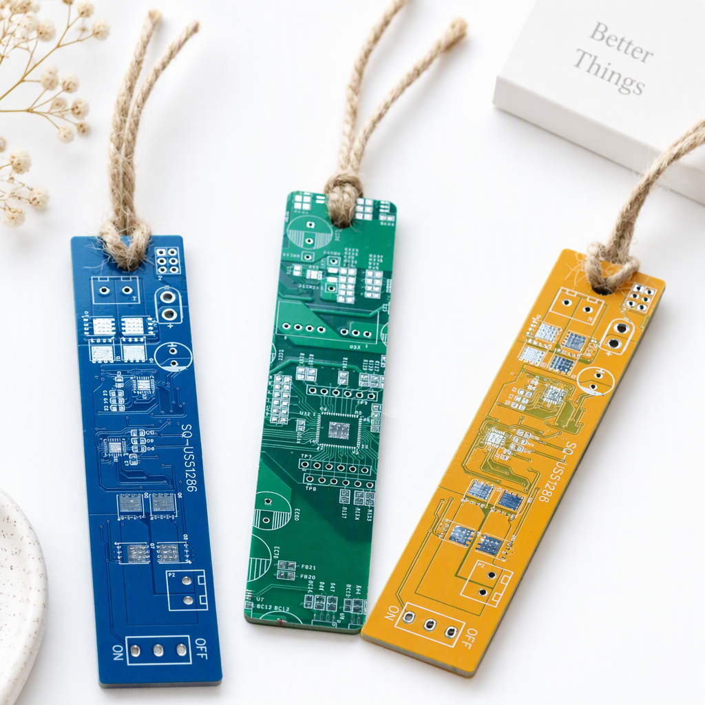Recycled Circuit Board Bookmark,Reader Lover Bookmark, Gift for Engineer