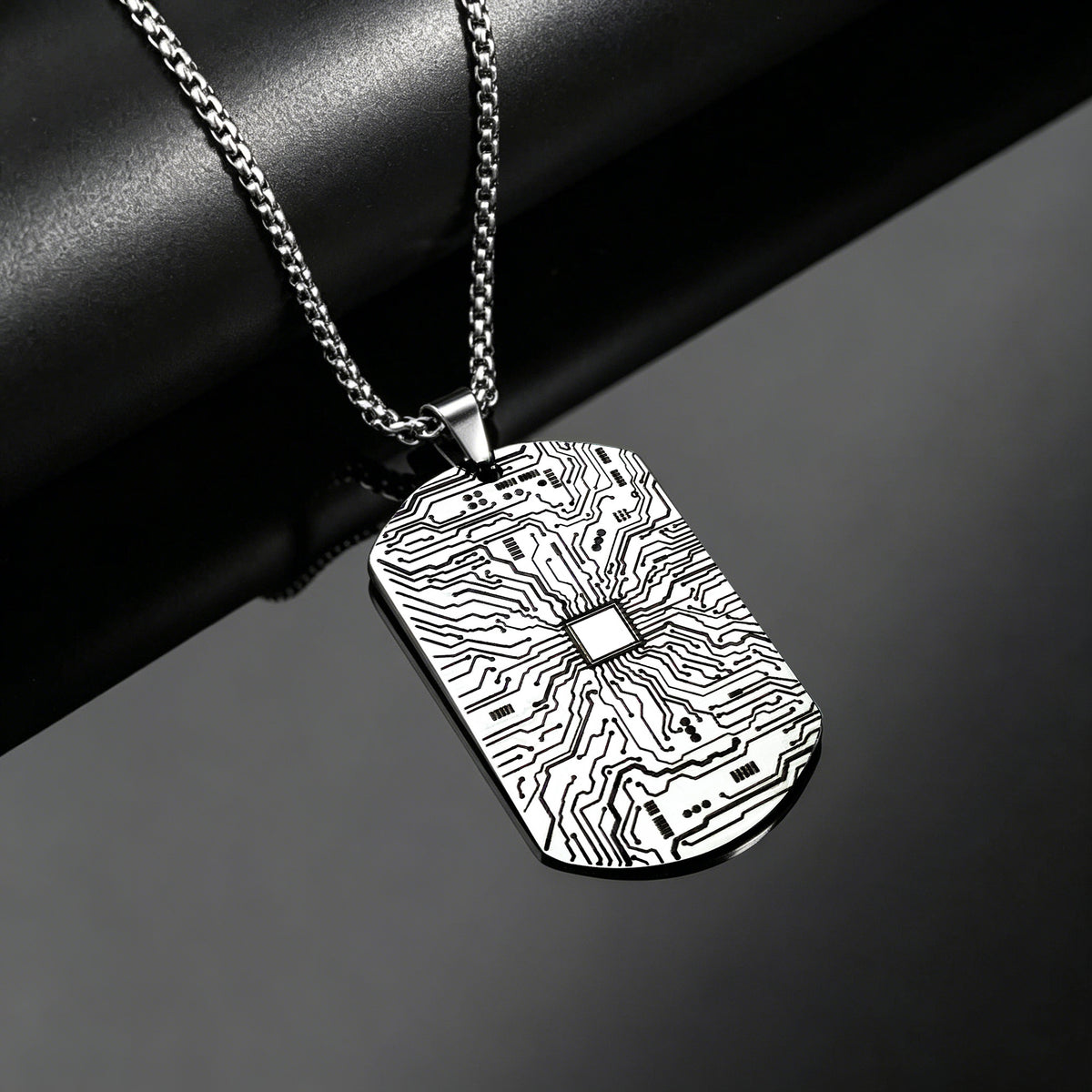 Personalized Circuit Board Necklace for Tech Lovers