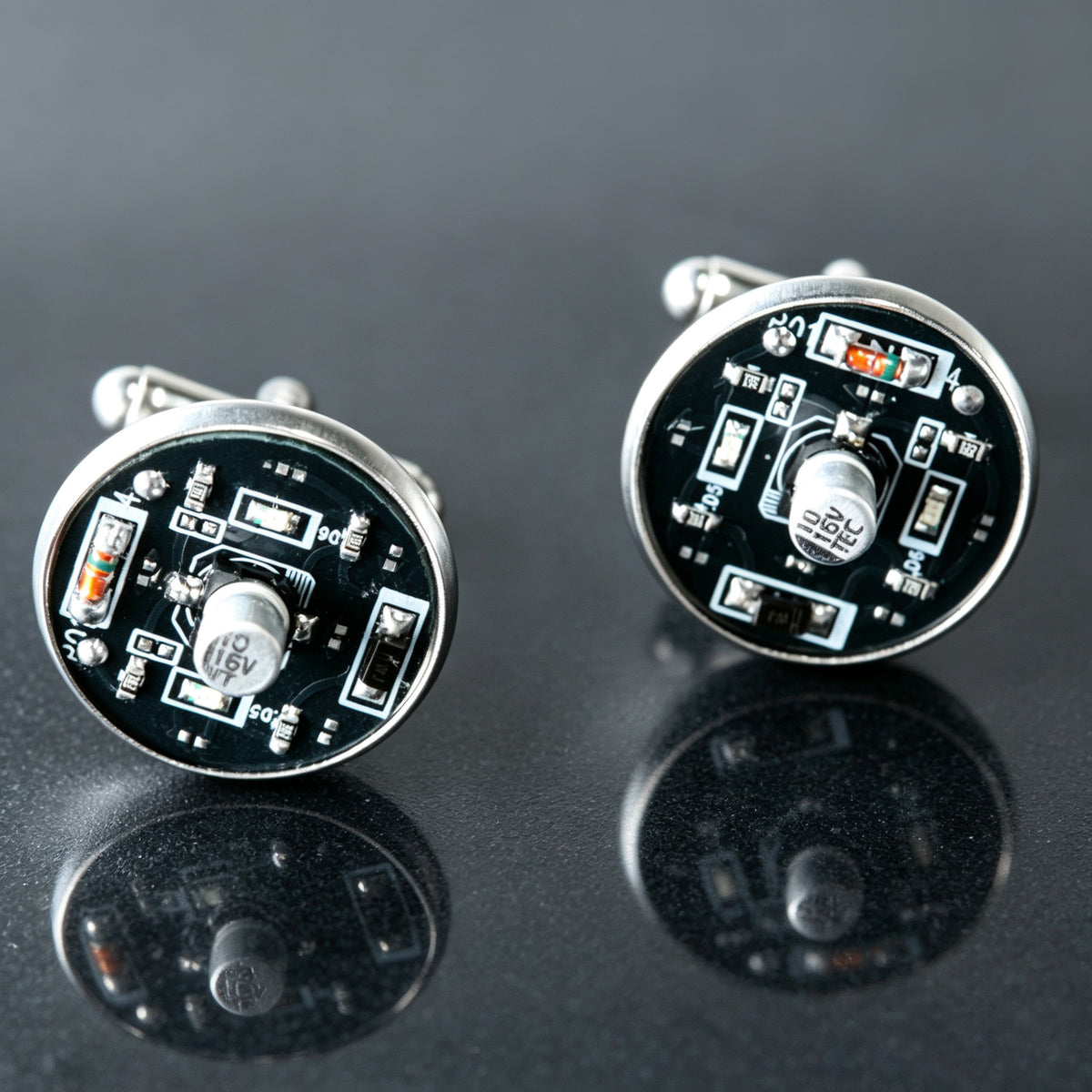 Tech Cufflinks for Computer Steam,Gift for Steam