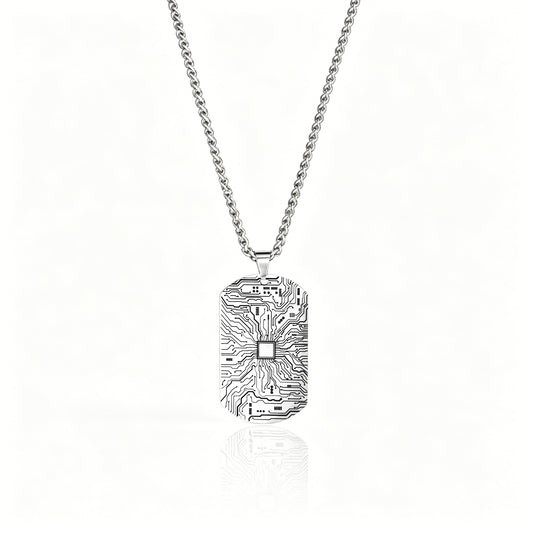 Personalized Circuit Board Necklace for Tech Lovers
