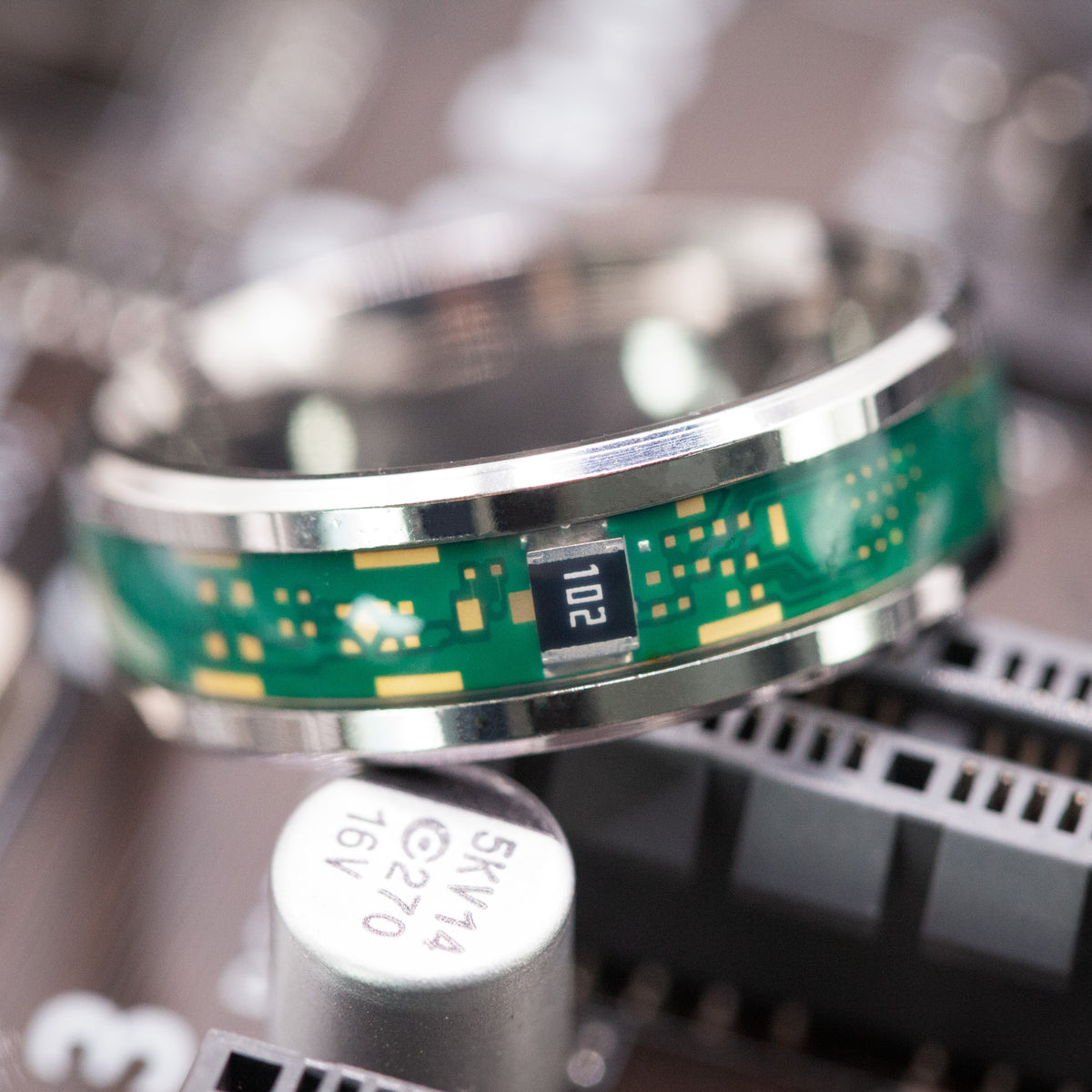 Circuit Board Rings,Gift For Gaming Lover