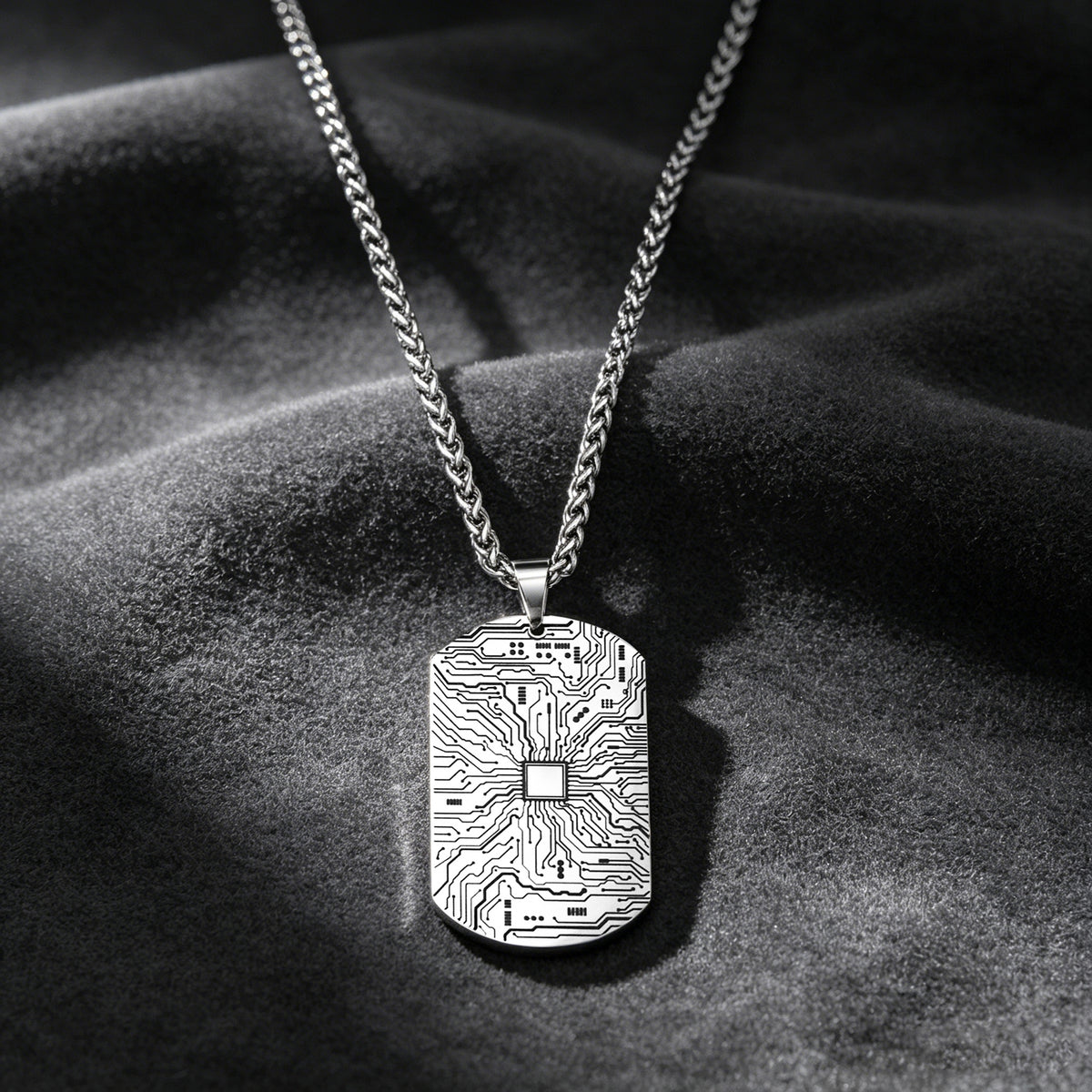 Personalized Circuit Board Necklace for Tech Lovers