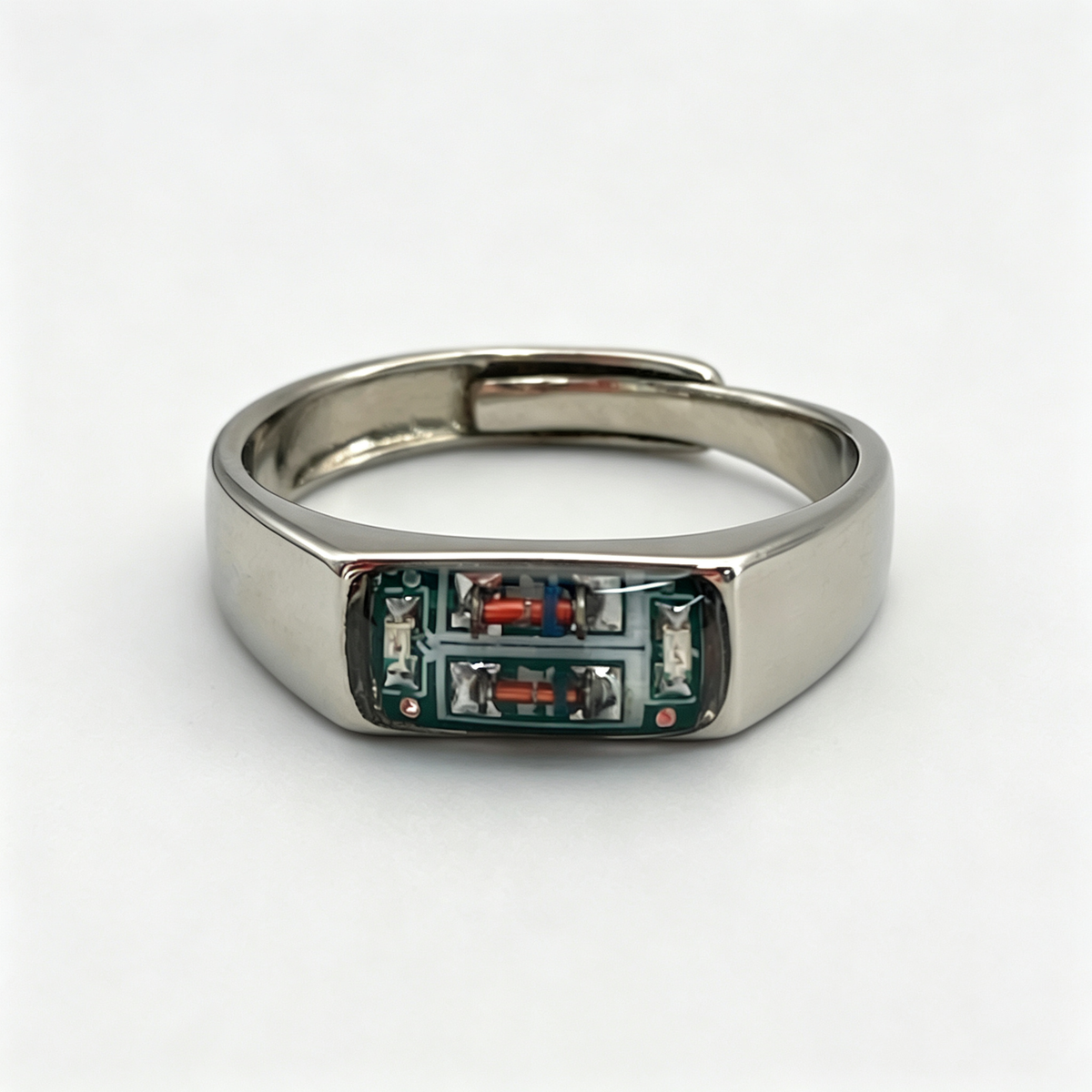 Circuit Board Ring for Women,Unique Statement Ring,Futuristic Gift for Her