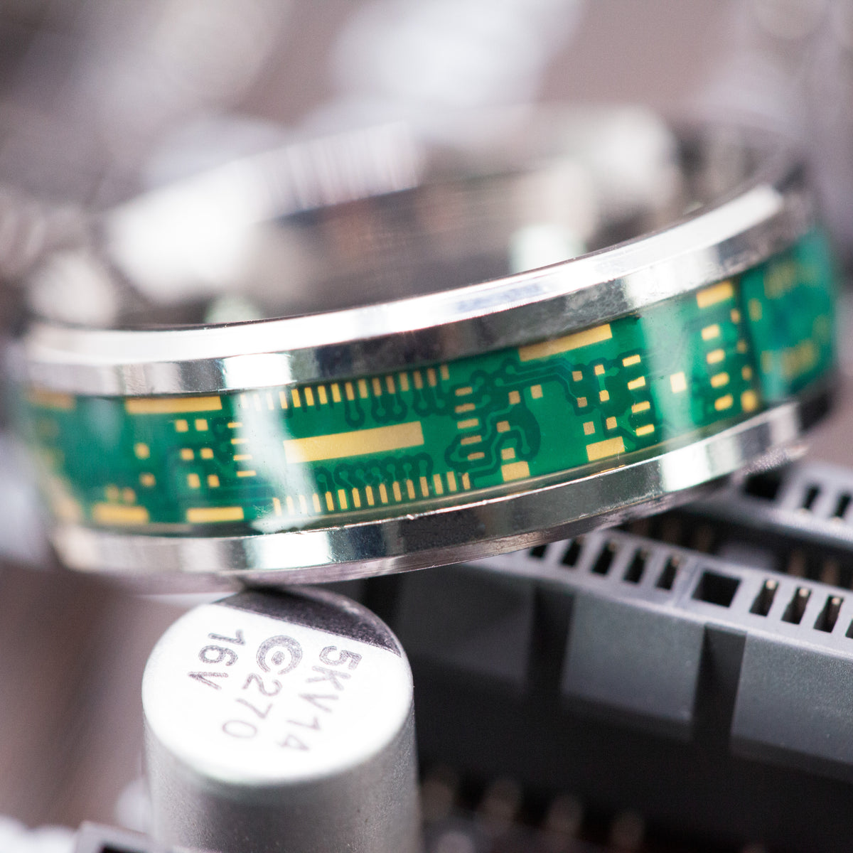 Circuit Board Rings,Gift For Gaming Lover