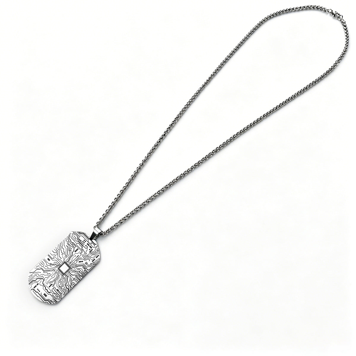 Personalized Circuit Board Necklace for Tech Lovers