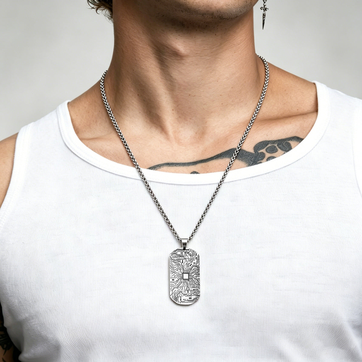 Personalized Circuit Board Necklace for Tech Lovers