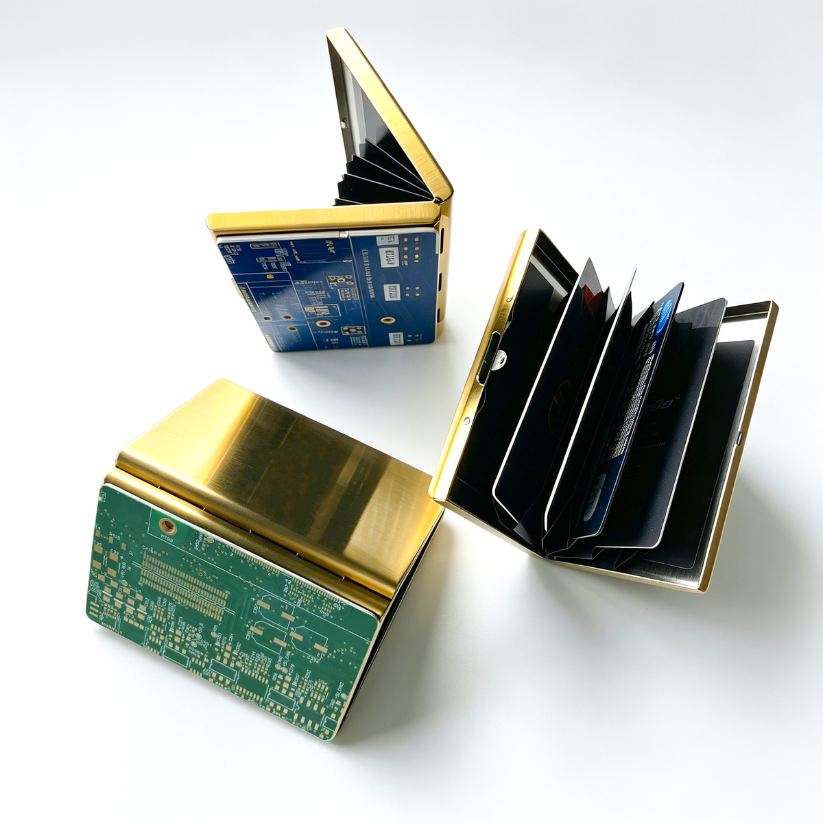 Recycled Circuit Board Money Wallet, Credit Card Holder,Gift For Geek