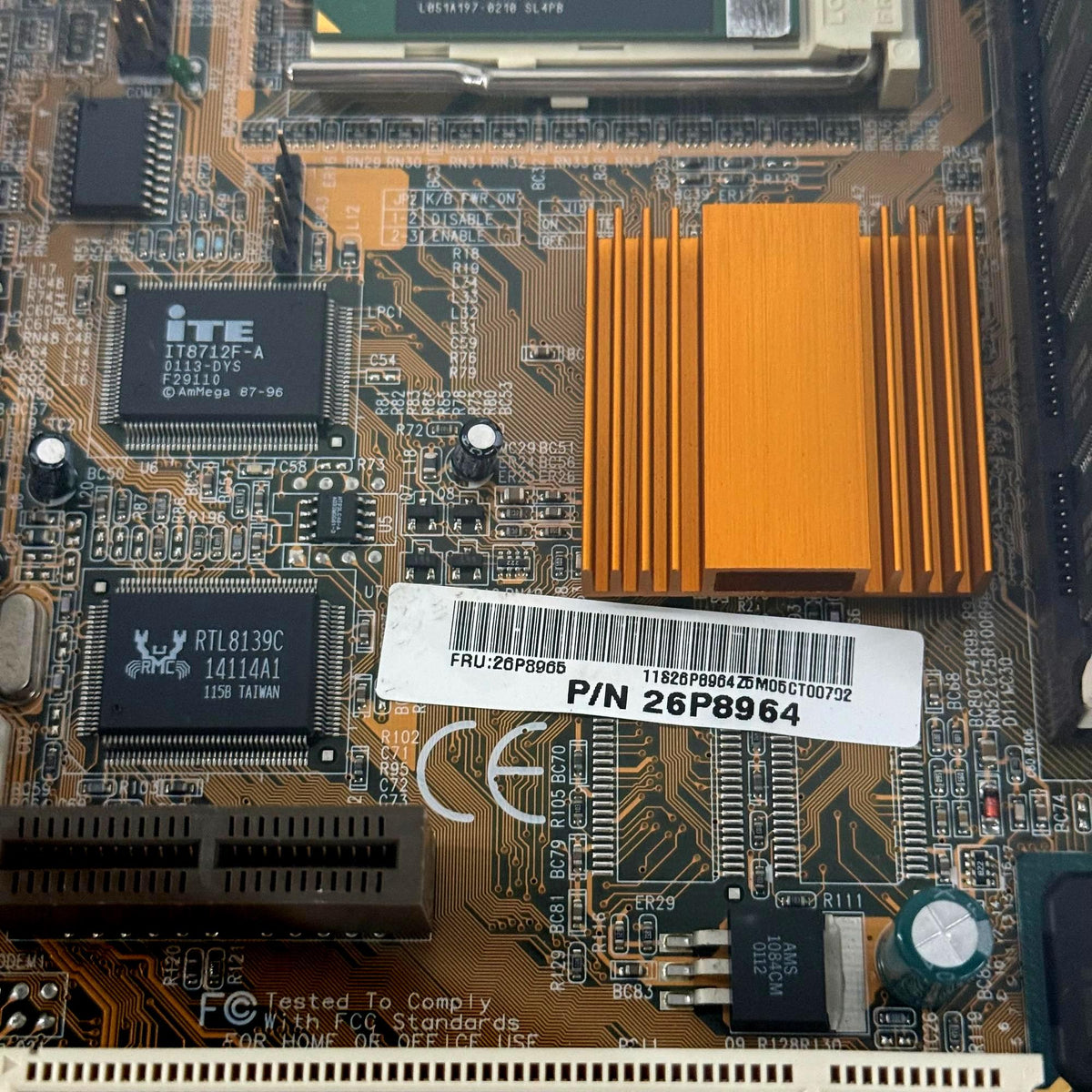 Authentic Intel Motherboard Artifact, Industrial Tech Wall Decor, Gift for Tech Lover