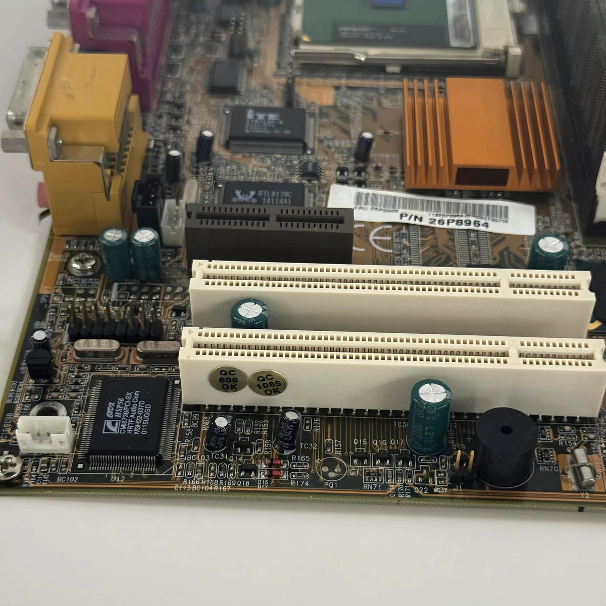 Authentic Intel Motherboard Artifact, Industrial Tech Wall Decor, Gift for Tech Lover