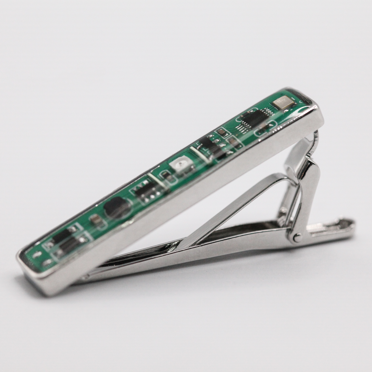 Circuit Board Tie Clip for Men – Recycled PCB Engineer Gift