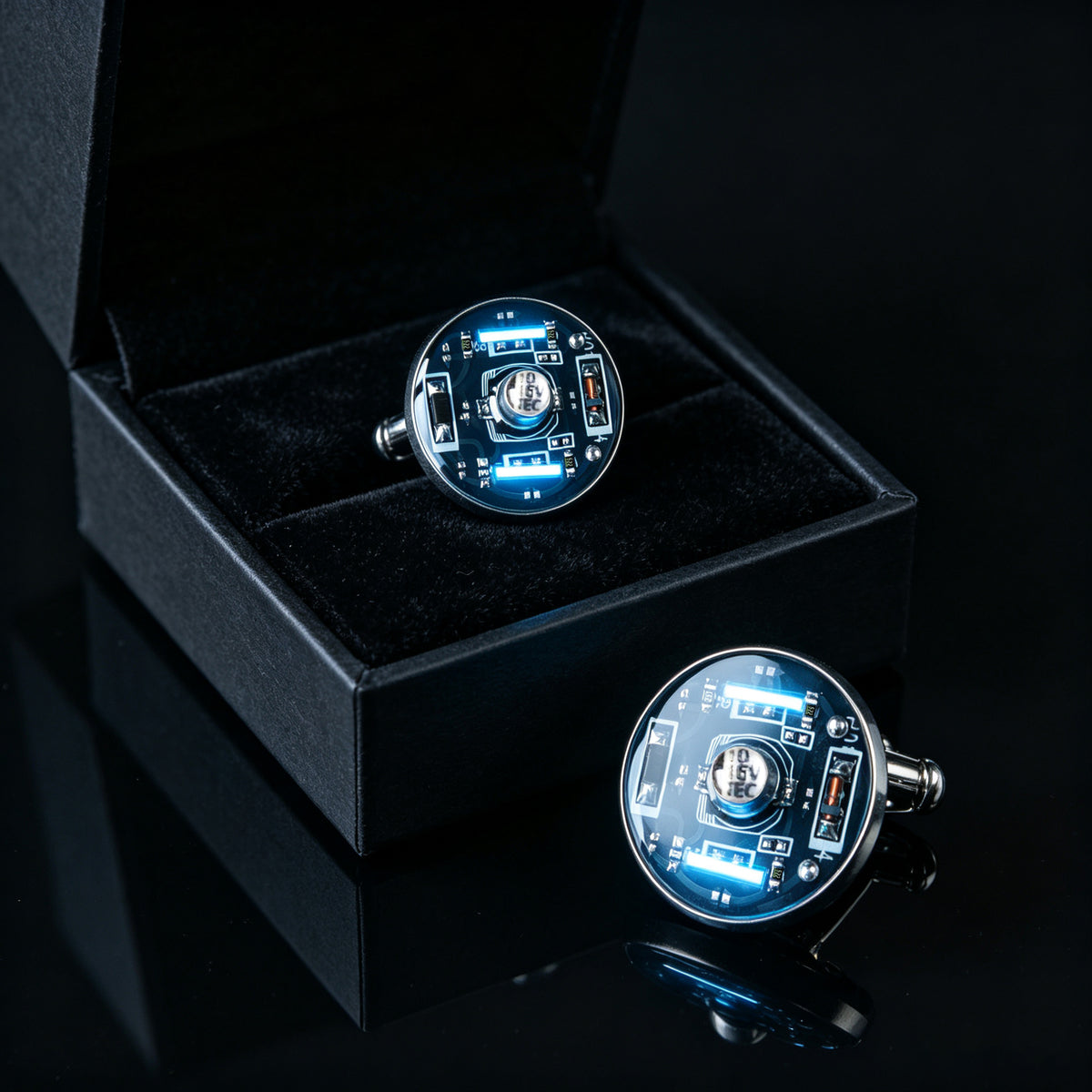 Tech Cufflinks for Computer Steam,Gift for Steam
