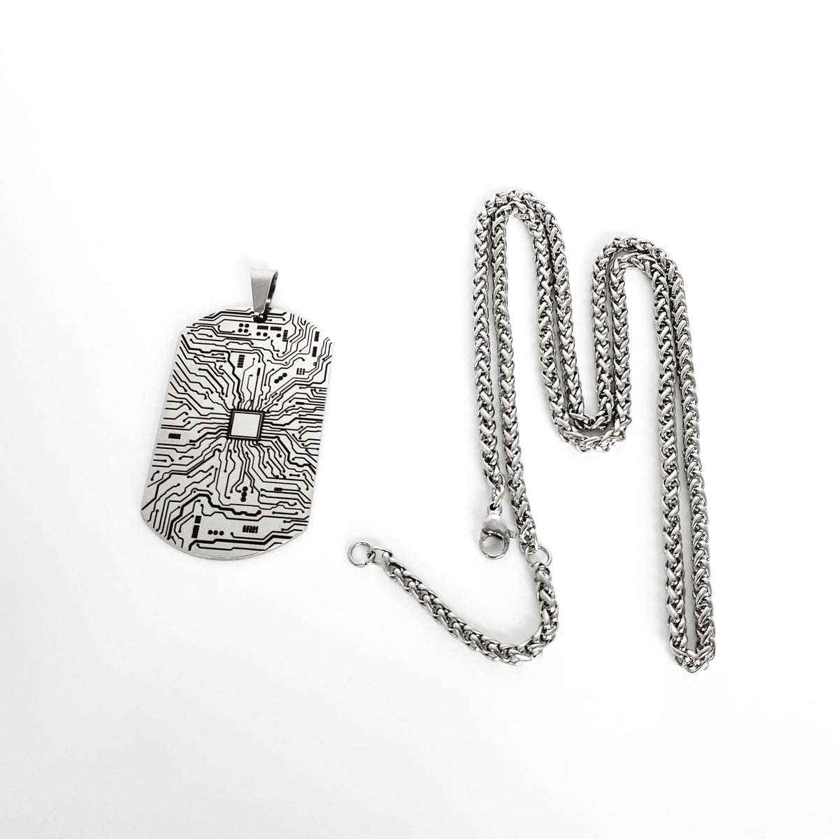 Personalized Circuit Board Necklace for Tech Lovers