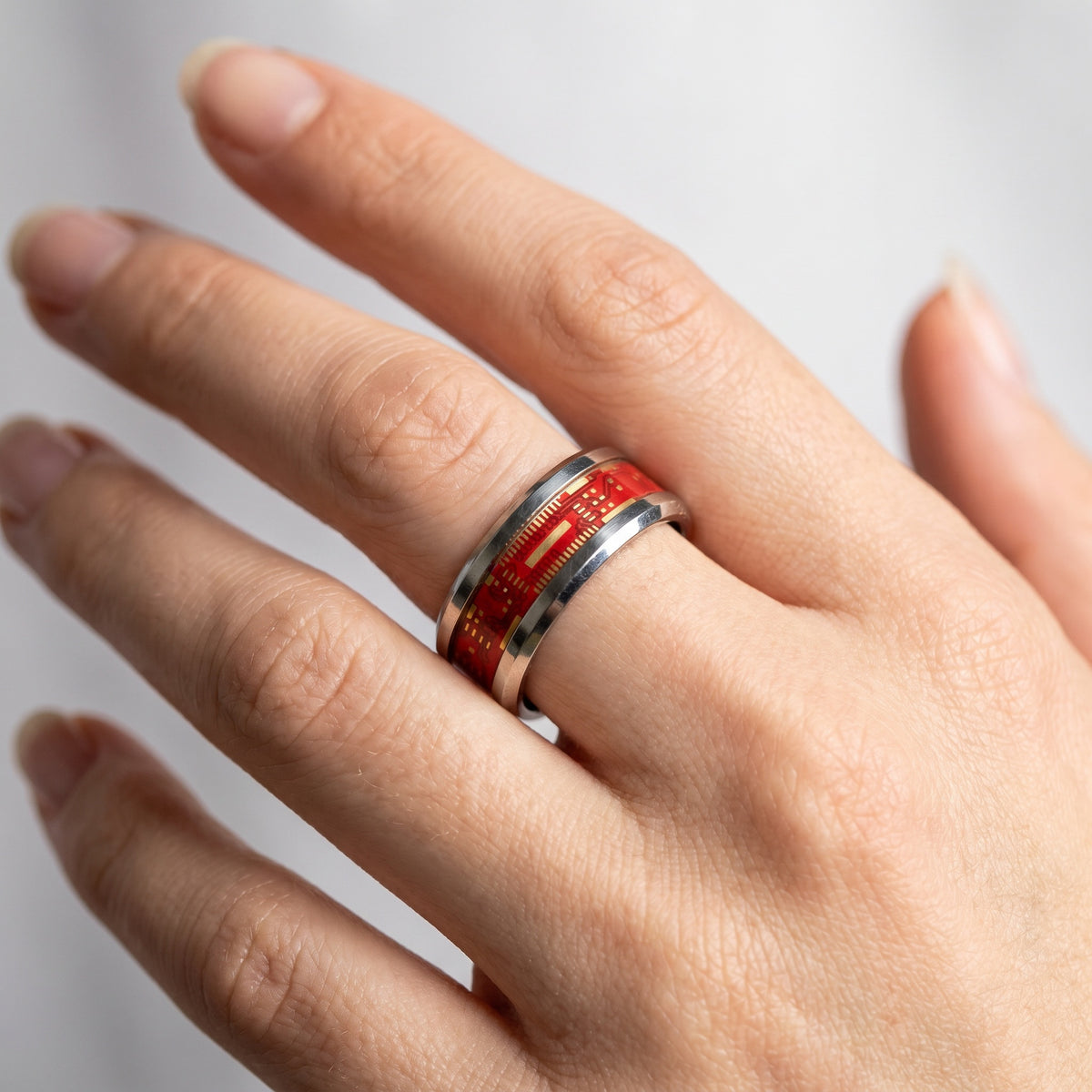 Circuit Board Rings,Gift For Gaming Lover