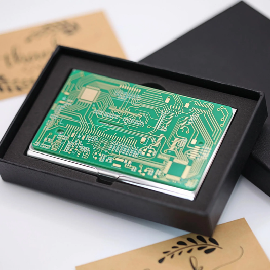 Circuit Board Business Card Case