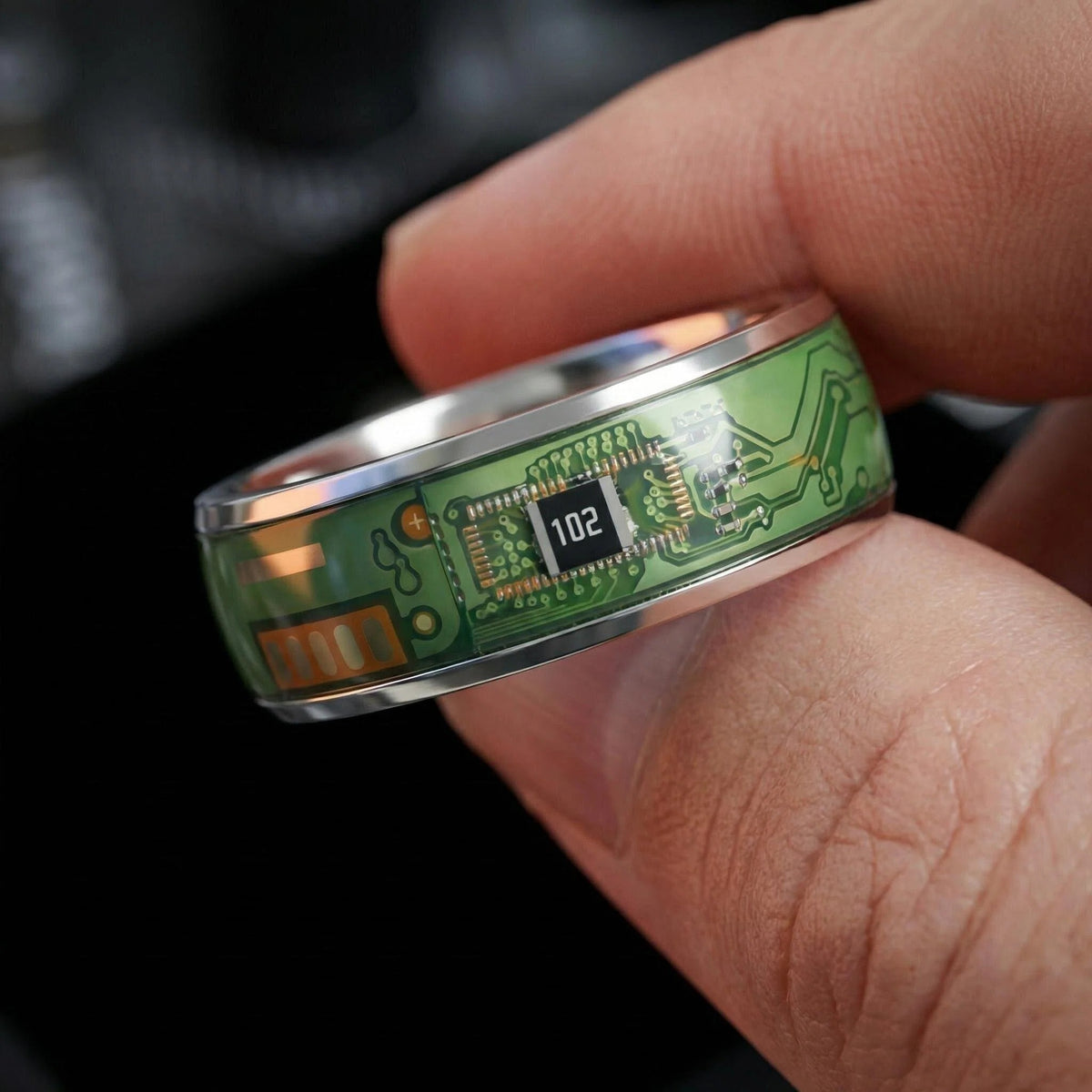 Circuit Board Ring,Geek Gamer Jewelry,Hackers Gift