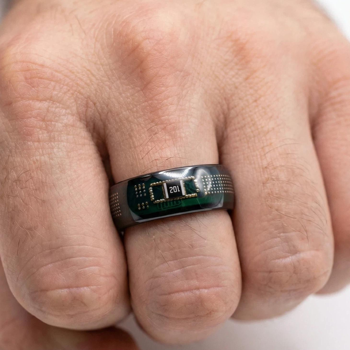 Circuit Board Ring,Cyberpunk Jewelry,Gifts for Boyfriend