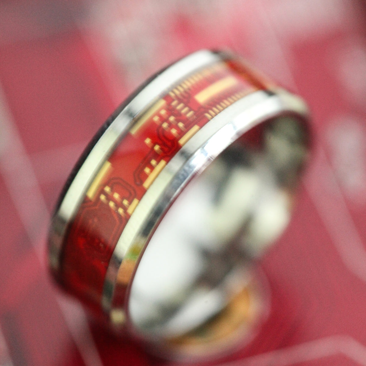 Circuit Board Rings,Gift For Gaming Lover