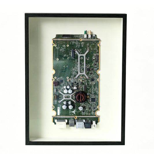 Original Tesla Motherboard Art Circuit Board Tech Wall Decor