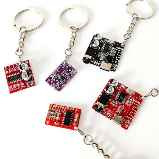Upcycled Chip Keychains,Electrical Engineer Graduation Gift