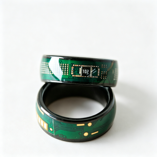 Circuit Board Ring,Cyberpunk Jewelry,Gifts for Boyfriend