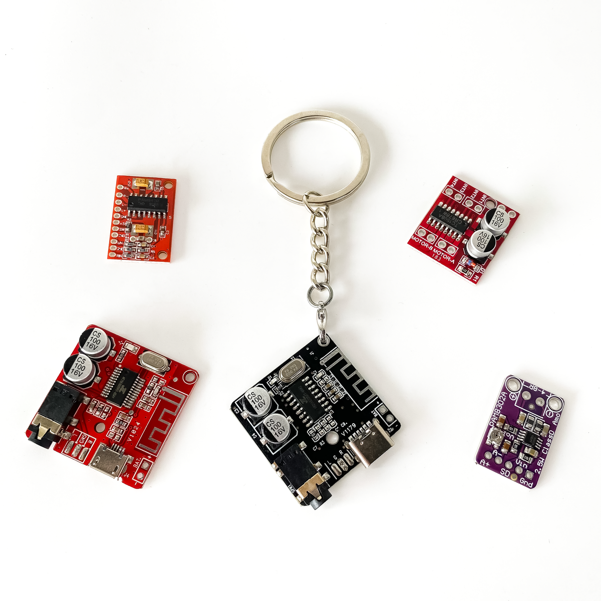 Upcycled Chip Keychains,Electrical Engineer Graduation Gift